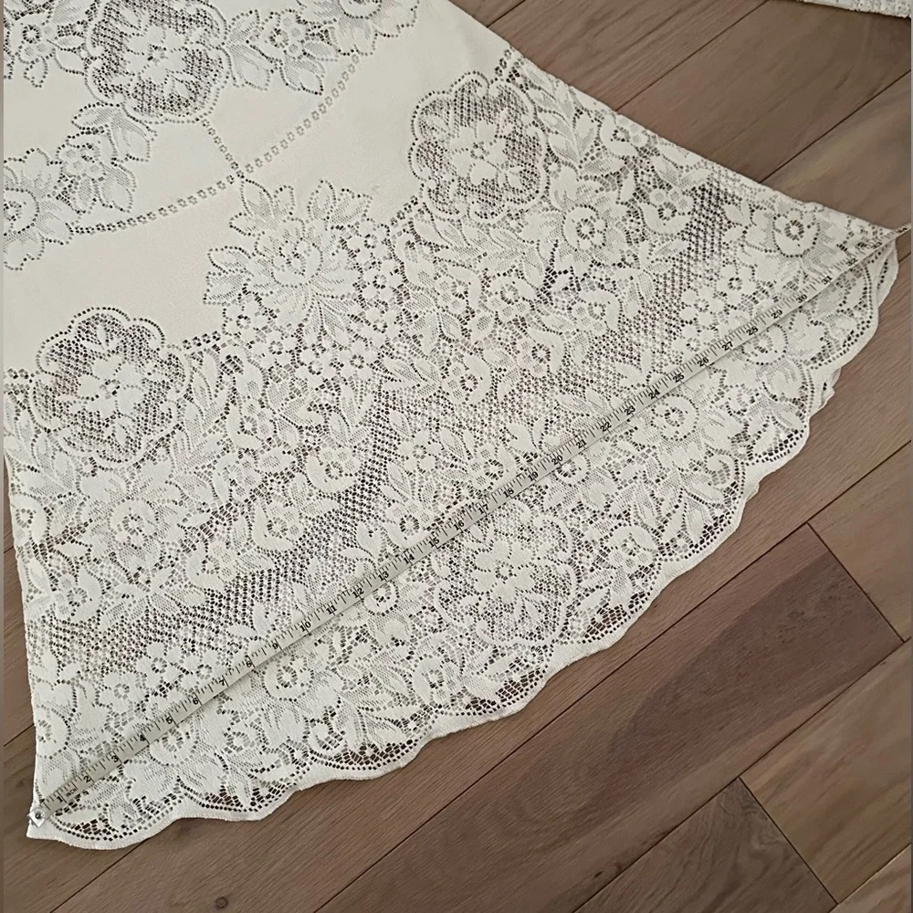 Vintage 60’s 70’s crochet lace boho bell sleeve dress - Picture 4 of 16